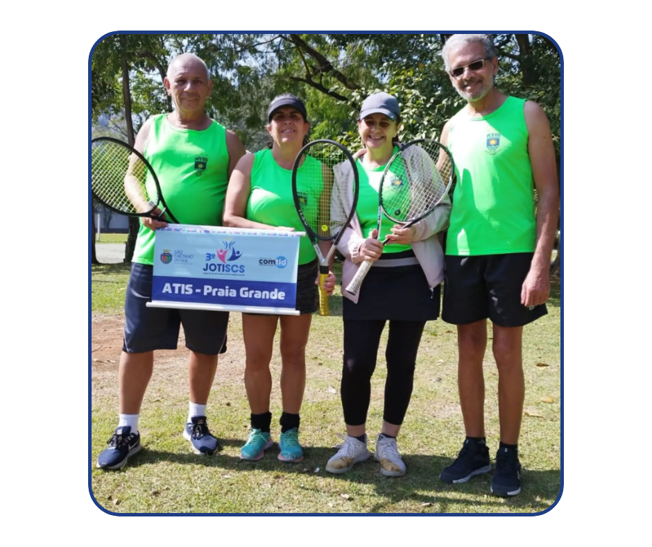 Representantes da ATIS no JOTISCS, Tênis de Quadra